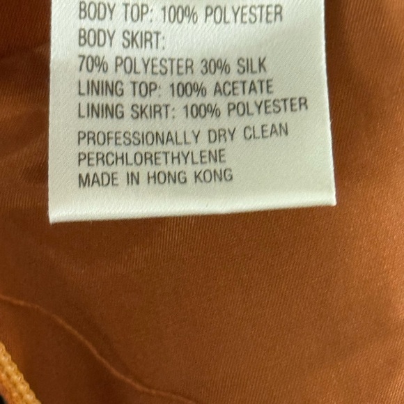 Vintage Oscar de la Renta Studio Sequin and Silk Bronze Formal Mini Dress - Picture 14 of 15